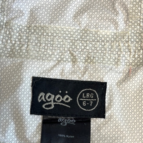 Agoo - Pink Hooded Raincoat with Full-Length Zipper - Picture 5 of 6